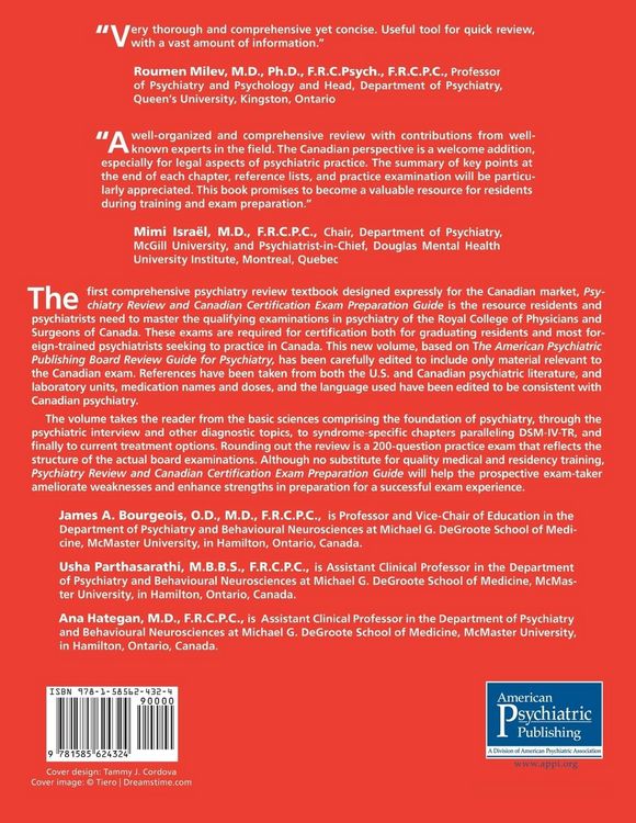 Produktbild: Psychiatry Review and Canadian Certification Exam Preparation Guide