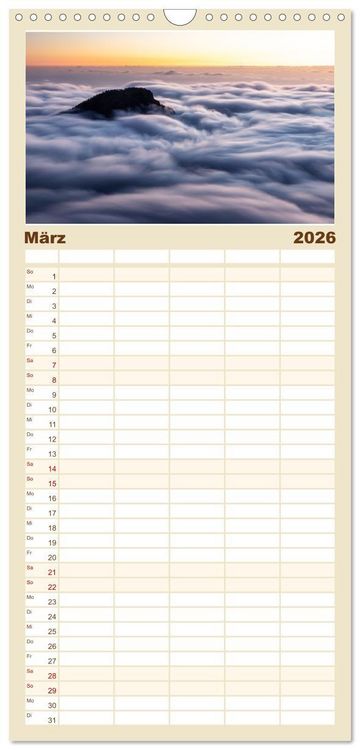 Produktbild: Familienplaner 2026 - La Palma - La Isla Bonita mit 5 Spalten (Wandkalender, 21 x 45 cm) CALVENDO