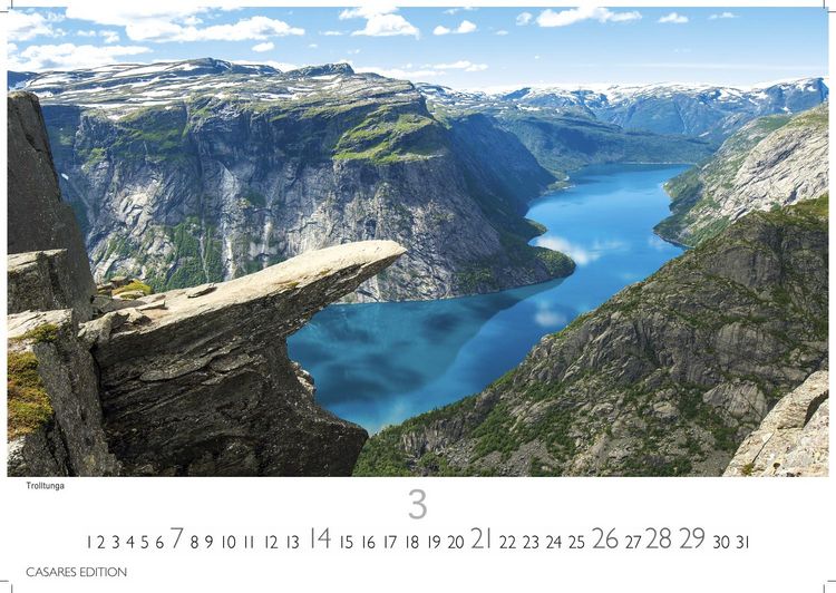 Produktbild: Norwegen Kalender 2027 &ndash; Wandkalender | Fotokalender Nordeuropa 24x35cm - Mit 12 atemberaubenden Norwegen-Fotografien, die die Sch&ouml;nheit der norwegischen Natur festhalten