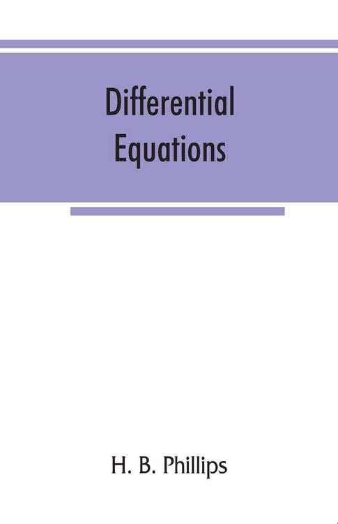 Produktbild: Differential equations