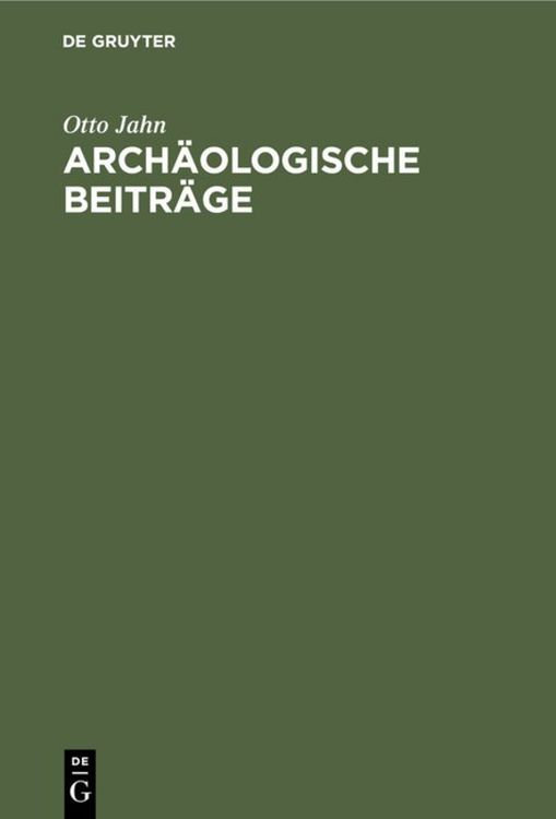 Produktbild: Arch&auml;ologische Beitr&auml;ge