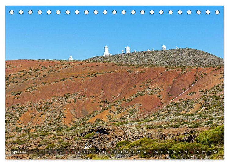 Produktbild: Vulkaninsel im Atlantik, Teneriffa (Tischkalender 2026 DIN A5 quer), CALVENDO Monatskalender