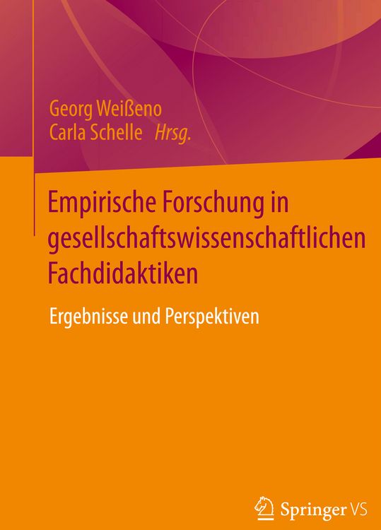Produktbild: Empirische Forschung in gesellschaftswissenschaftlichen Fachdidaktiken