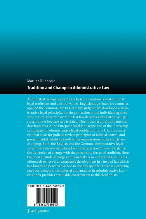 Produktbild: Tradition and Change in Administrative Law