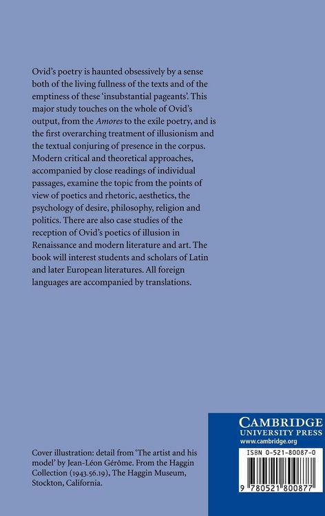 Produktbild: Ovid's Poetics of Illusion