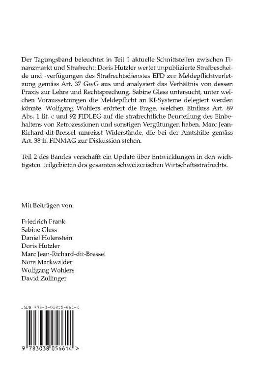 Produktbild: Finanzmarkt und Strafrecht