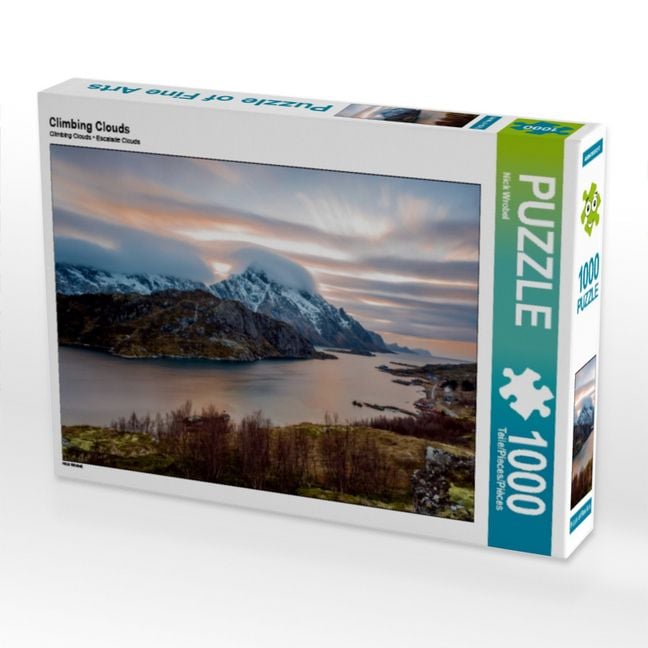 Produktbild: CALVENDO Puzzle Climbing Clouds | 1000 Teile Lege-Gr&ouml;&szlig;e 64x48cm Foto-Puzzle f&uuml;r gl&uuml;ckliche Stunden