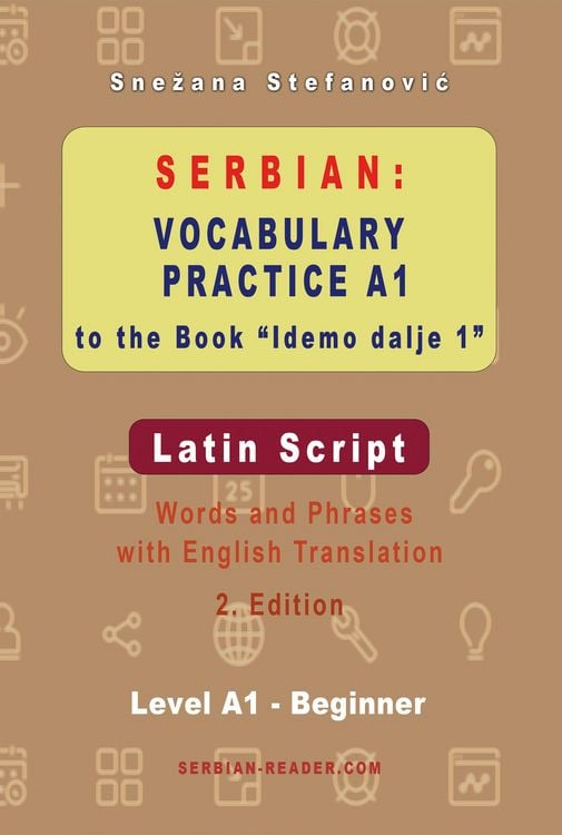Produktbild: Serbian: Vocabulary Practice A1 to the Book "Idemo dalje 1" - Latin Script