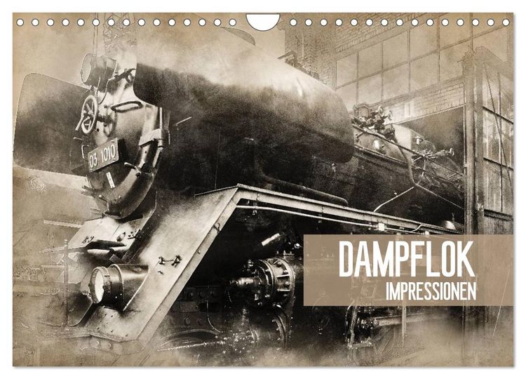 Produktbild: Dampflok Impressionen (Wandkalender 2026 DIN A4 quer), CALVENDO Monatskalender