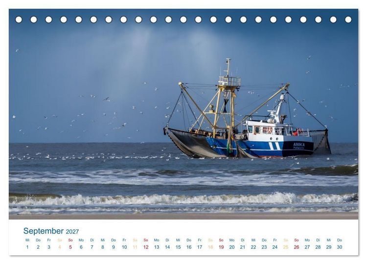 Produktbild: Sankt Peter-Ording - Str&auml;nde, D&uuml;nen, Weite (Tischkalender 2027 DIN A5 quer), CALVENDO Monatskalender