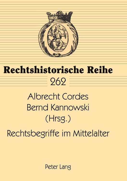 Produktbild: Rechtsbegriffe im Mittelalter