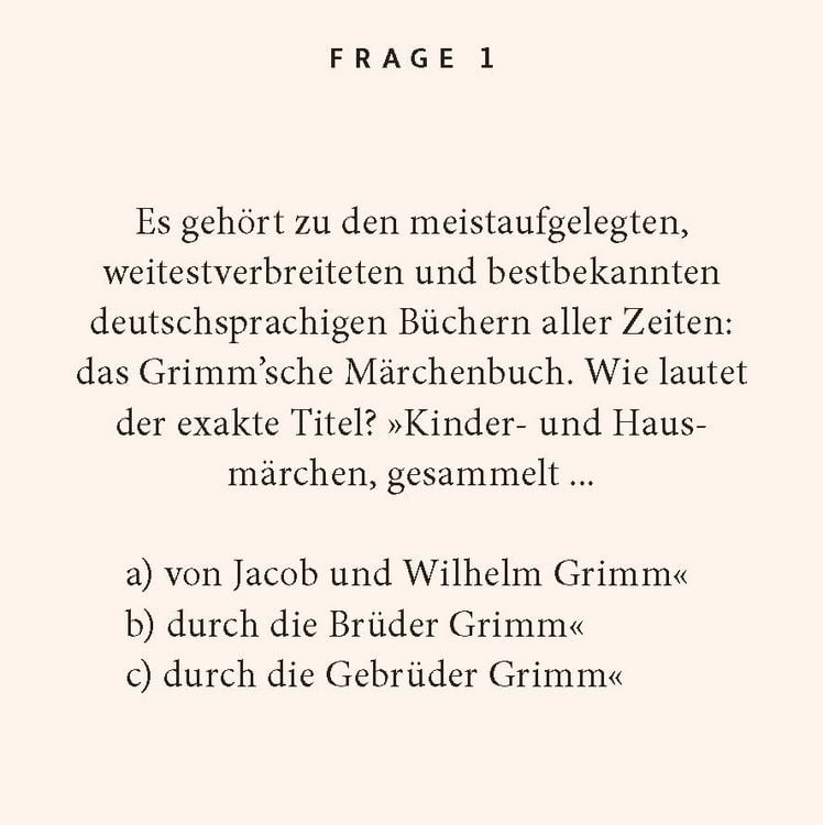 Produktbild: Grimms-M&auml;rchen-Quiz