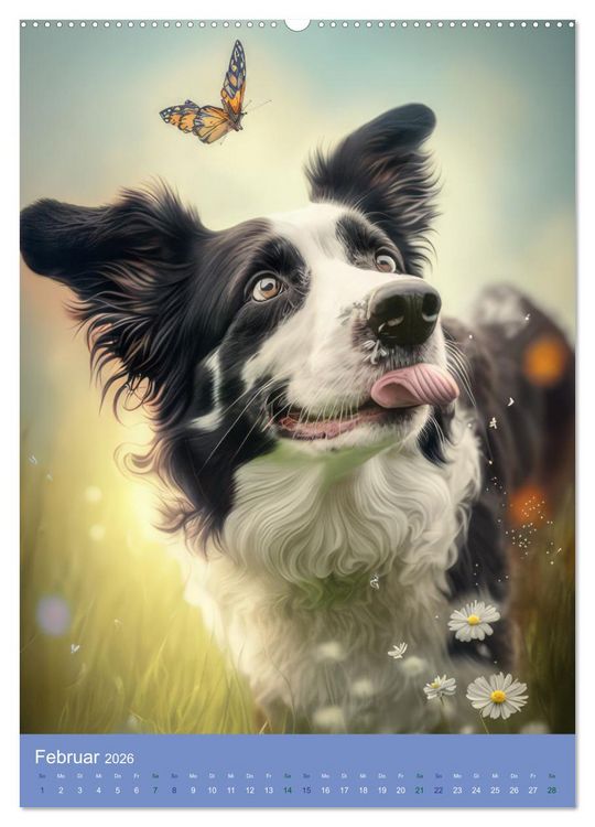 Produktbild: Hunde mit Temperament (Wandkalender 2026 DIN A2 hoch), CALVENDO Monatskalender