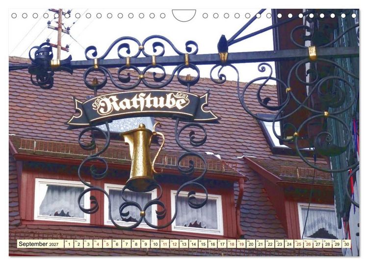 Produktbild: Unterwegs in Bad Urach (Wandkalender 2027 DIN A4 quer), CALVENDO Monatskalender
