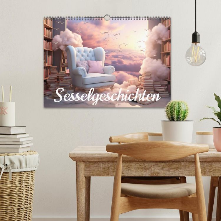 Produktbild: Sesselgeschichten (Wandkalender 2026 DIN A3 quer), CALVENDO Monatskalender