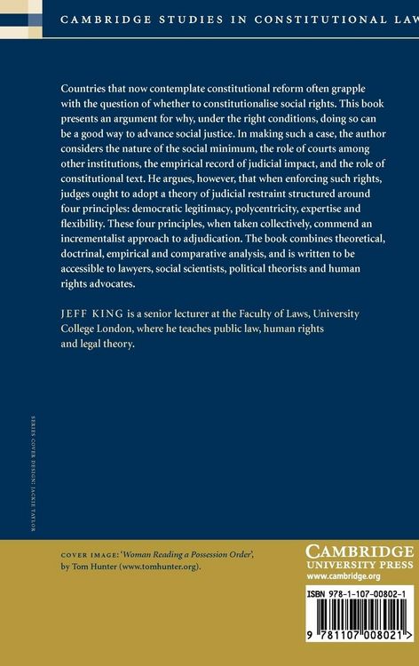 Produktbild: Judging Social Rights
