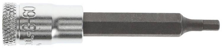 Produktbild: Gedore IN 20 L 3-60 1933256 Innen-Sechskant Schraubendrehereinsatz 3 mm 1/4\" (6.3 mm)
