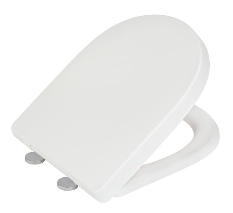 Produktbild: WC-Sitz Exclusive Nr. 3 Wei&szlig; Matt, aus antibakteriellem Duroplast