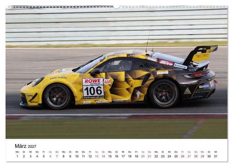 Produktbild: Motorsport aus Zuffenhausen (hochwertiger Premium Wandkalender 2027 DIN A2 quer), Kunstdruck in Hochglanz