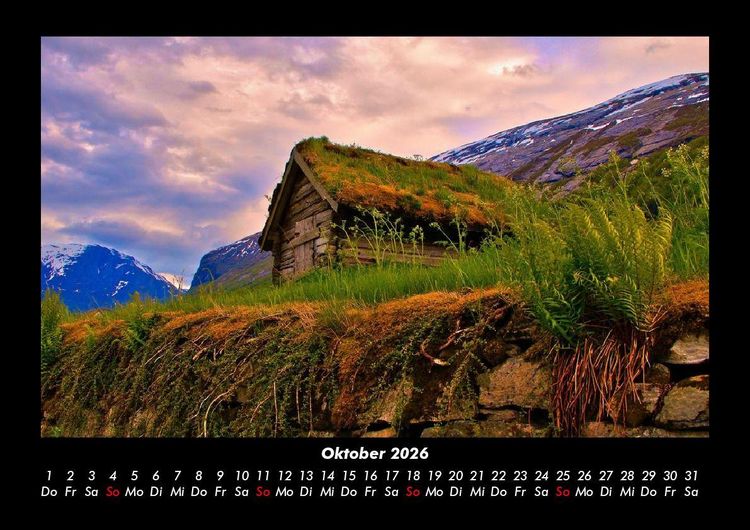 Produktbild: Bergige Welten 2026 Fotokalender DIN A3