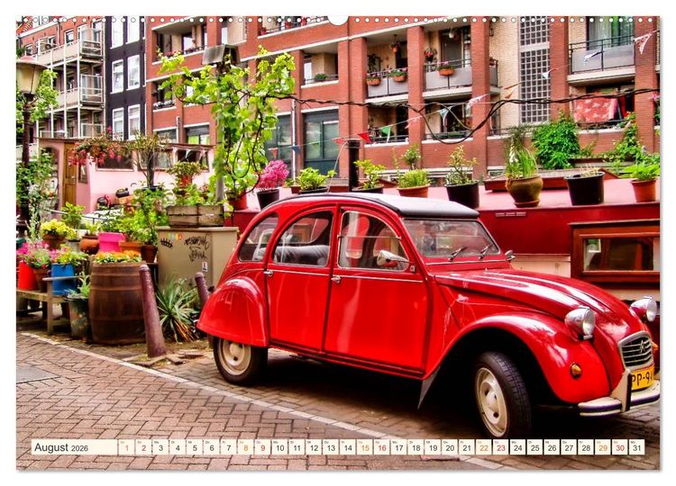Produktbild: Citro&euml;n 2CV - geliebte Ente (Wandkalender 2026 DIN A2 quer), CALVENDO Monatskalender