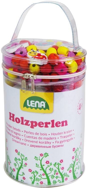 Produktbild: Holzperlen Tasche, pink