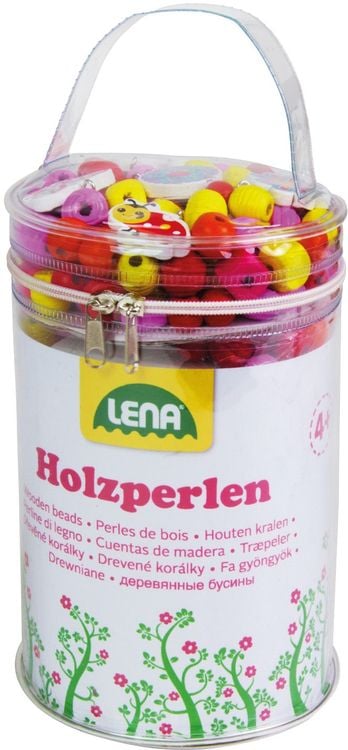 Bild vom Artikel Lena - Holzperlen Tasche, pink vom Autor 