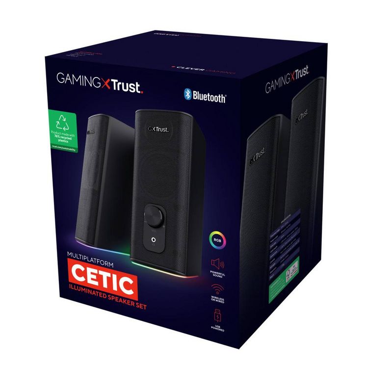 Produktbild: Trust GXT612 CETIC BT PC-Lautsprecher Kabelgebunden Schwarz