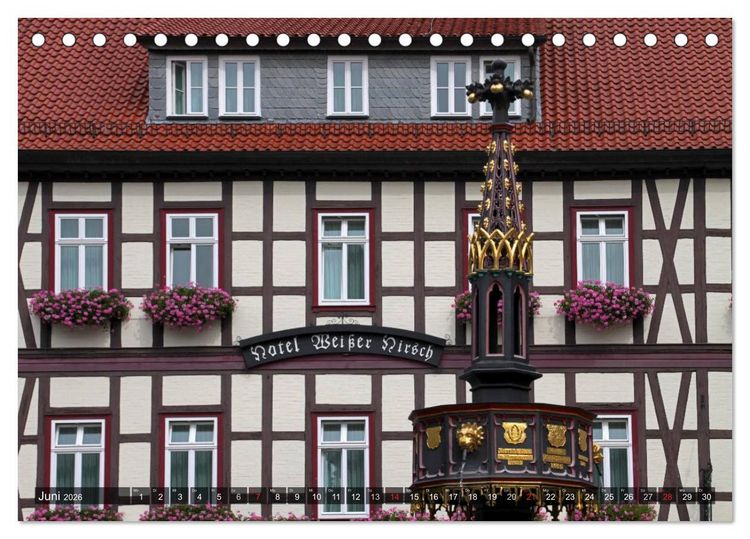Produktbild: Wernigerode (Tischkalender 2026 DIN A5 quer), CALVENDO Monatskalender