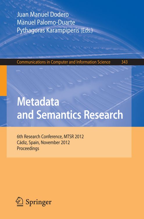 Produktbild: Metadata and Semantics Research