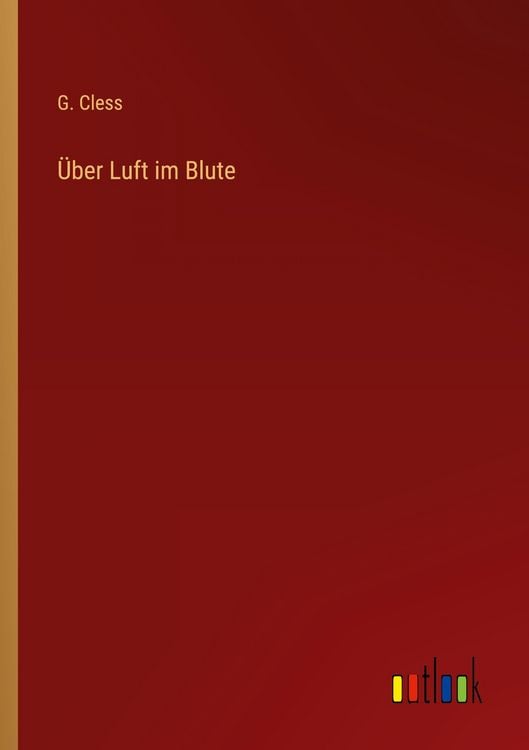 Produktbild: &Uuml;ber Luft im Blute