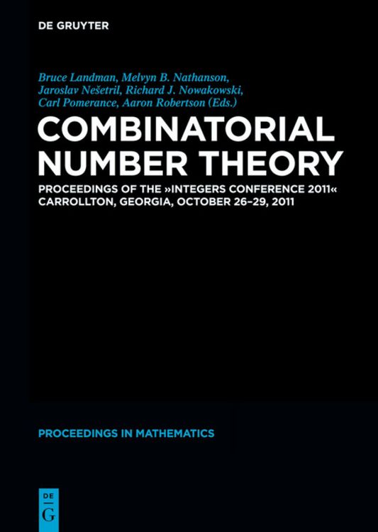 Produktbild: Combinatorial Number Theory