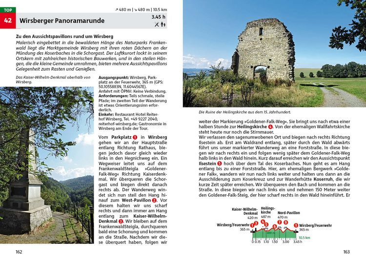 Produktbild: ROTHER Wanderf&uuml;hrer Frankenwald &ndash; mit Coburger Land