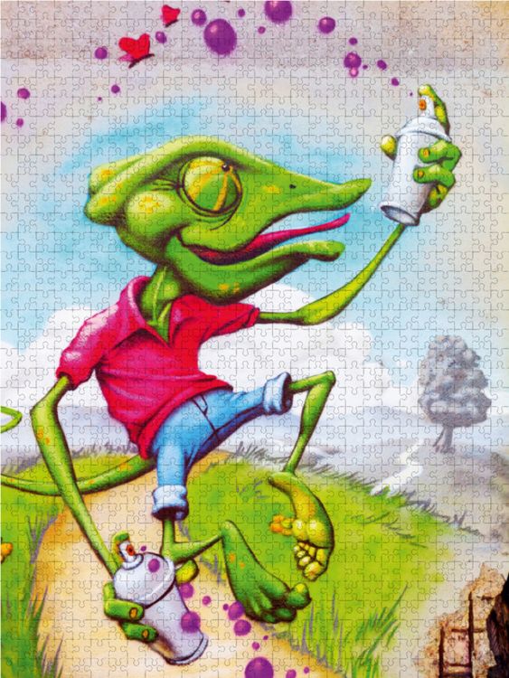 Produktbild: CALVENDO Puzzle Streetart in Koblenz, Deutschland | 1000 Teile Lege-Gr&ouml;&szlig;e 64x48cm Foto-Puzzle f&uuml;r gl&uuml;ckliche Stunden