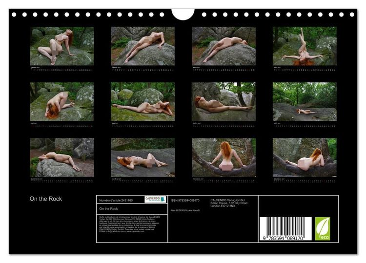 Produktbild: On the Rock (Calendrier mural 2027 DIN A4 vertical), CALVENDO calendrier mensuel