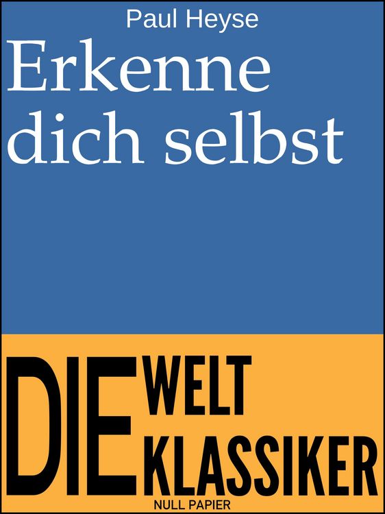 Produktbild: Erkenne dich selbst