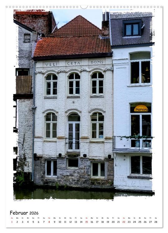 Produktbild: Gent Flanderns Perle (Wandkalender 2026 DIN A2 hoch), CALVENDO Monatskalender