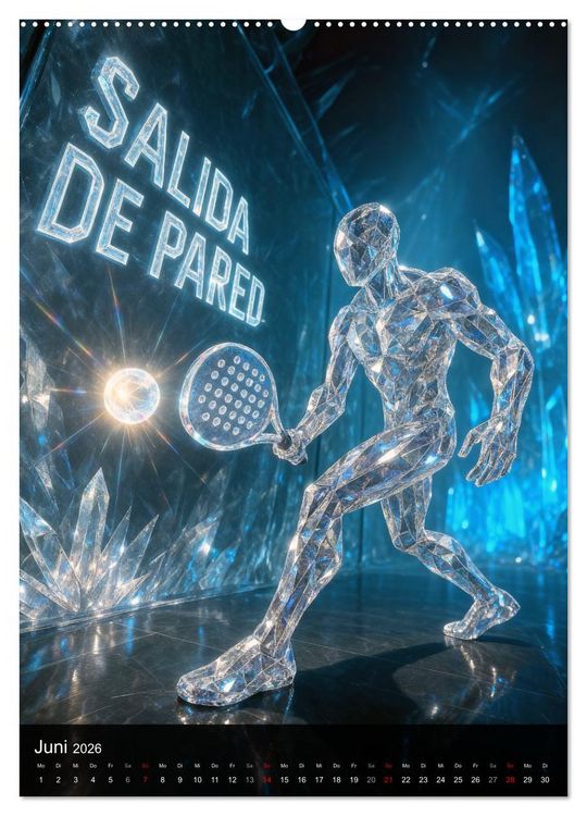 Produktbild: Padel G&ouml;tter (Wandkalender 2026 DIN A2 hoch), CALVENDO Monatskalender