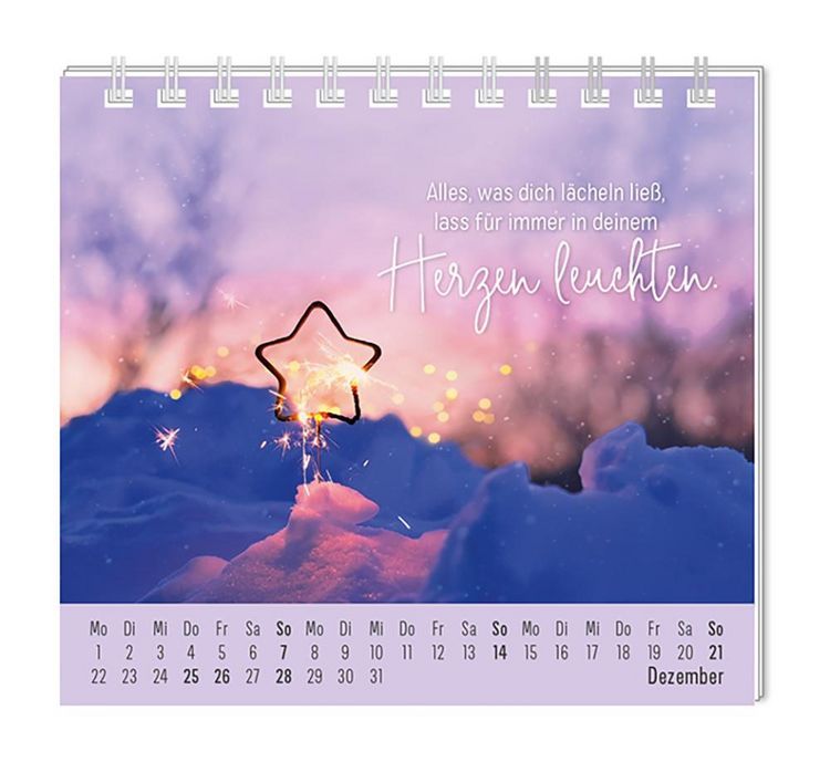 MiniKalender 2025 Eine Extraportion Glück für dich! Grafik Werkstatt Thalia