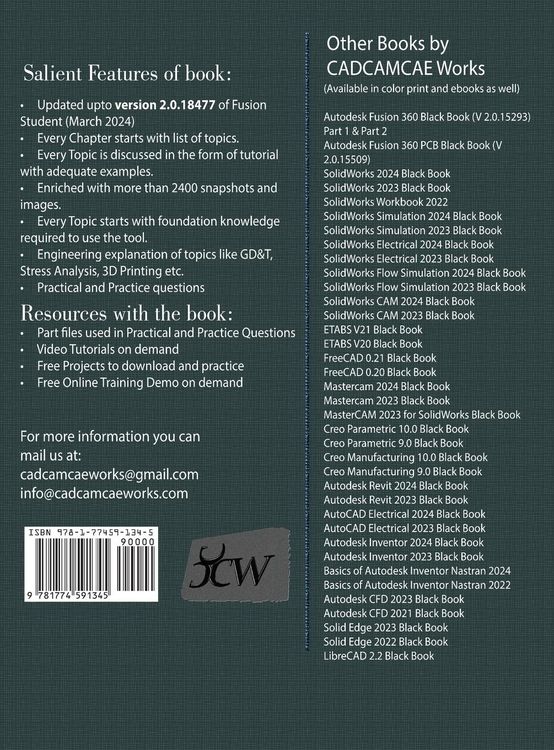 Produktbild: Autodesk Fusion 360 Black Book (V 2.0.18477) Part I