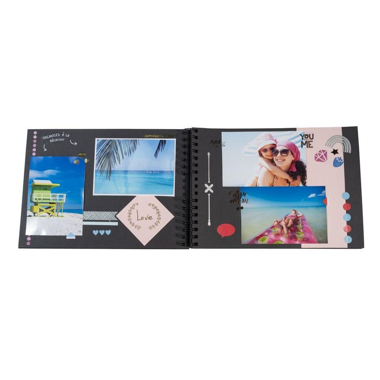 Produktbild: Set Scrapbooking mit Fotoalbum 32x22 cm, SCRAP ADDICT