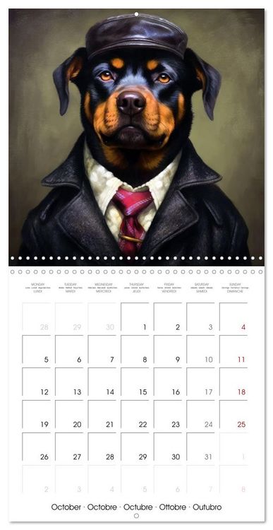 Produktbild: Gangster Paws (Wall Calendar 2026 12 &times; 12 Inch) CALVENDO 12 Month Wall Calendar