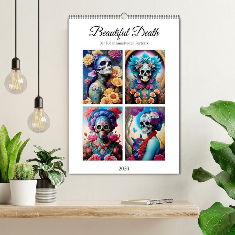 Produktbild: Beautiful Death (Wandkalender 2026 DIN A2 hoch), CALVENDO Monatskalender
