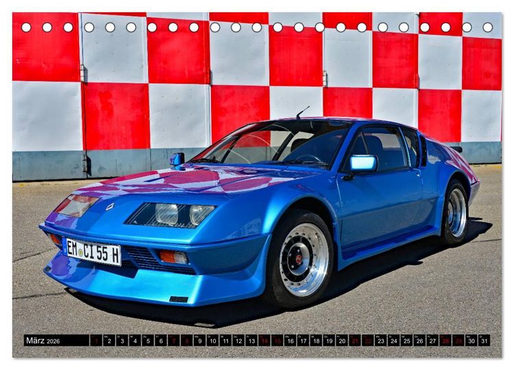 Produktbild: Renault Alpine A310 V6 (Tischkalender 2026 DIN A5 quer), CALVENDO Monatskalender