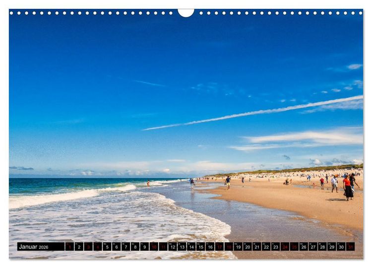 Produktbild: Sylt - Das nordfriesische Ereignis (Wandkalender 2026 DIN A3 quer), CALVENDO Monatskalender
