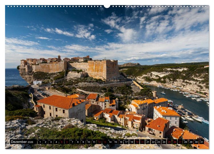 Produktbild: Bonifacio. Korsika (hochwertiger Premium Wandkalender 2026 DIN A2 quer), Kunstdruck in Hochglanz