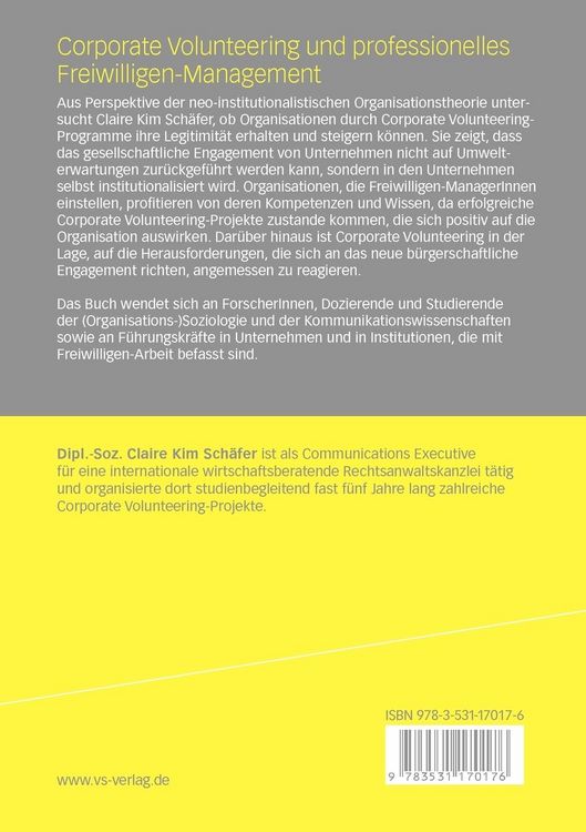 Produktbild: Corporate Volunteering und professionelles Freiwilligen-Management