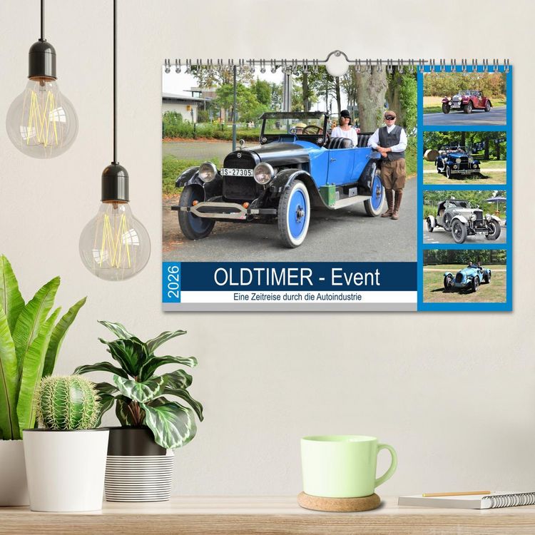 Produktbild: OLDTIMER-Event (Wandkalender 2026 DIN A4 quer), CALVENDO Monatskalender