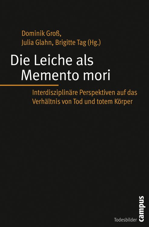 Produktbild: Die Leiche als Memento mori