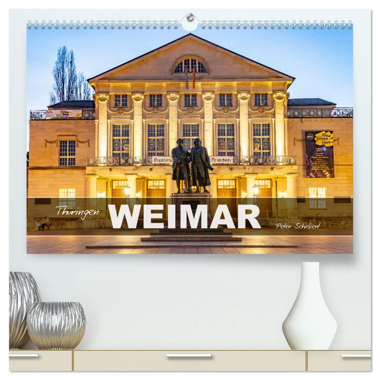Produktbild: Th&uuml;ringen - Weimar (hochwertiger Premium Wandkalender 2026 DIN A2 quer), Kunstdruck in Hochglanz